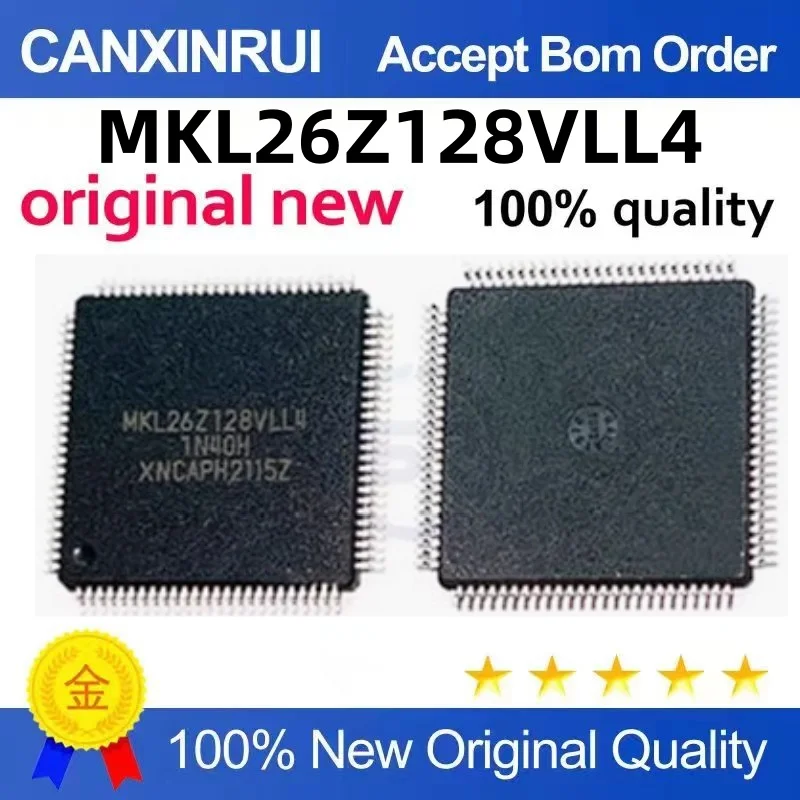 MKL26Z128VLL4 QFP-100 Automotive Controller IC Chip Brand new and original
MKL26Z128VLL4 QFP-100 Automotive Controller IC Chip Brand new and original