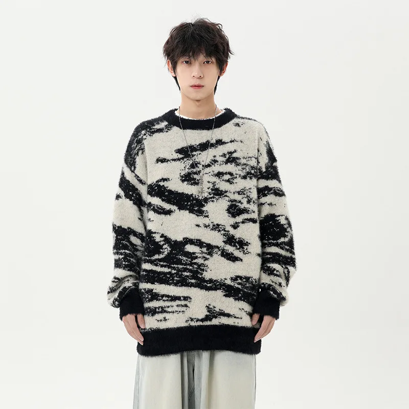 Jianheng молодежный свитер с дизайном тай-дай, мужской осенне-зимний ленивый стиль, новогодний мягкий липкий вязаный свитер с внутренним теплом
Jianheng молодежный свитер с дизайном тай-дай, мужской осенне-зимний ленивый стиль, новогодний мягкий липкий вязаный свитер с внутренним теплом