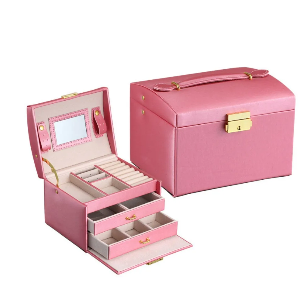 PU Leather Jewelry Packing Bag Rings Necklace Multi-layer Jewelry Storage Case Large Capacity Bracelet Earrings
PU Leather Jewelry Packing Bag Rings Necklace Multi-layer Jewelry Storage Case Large Capacity Bracelet Earrings