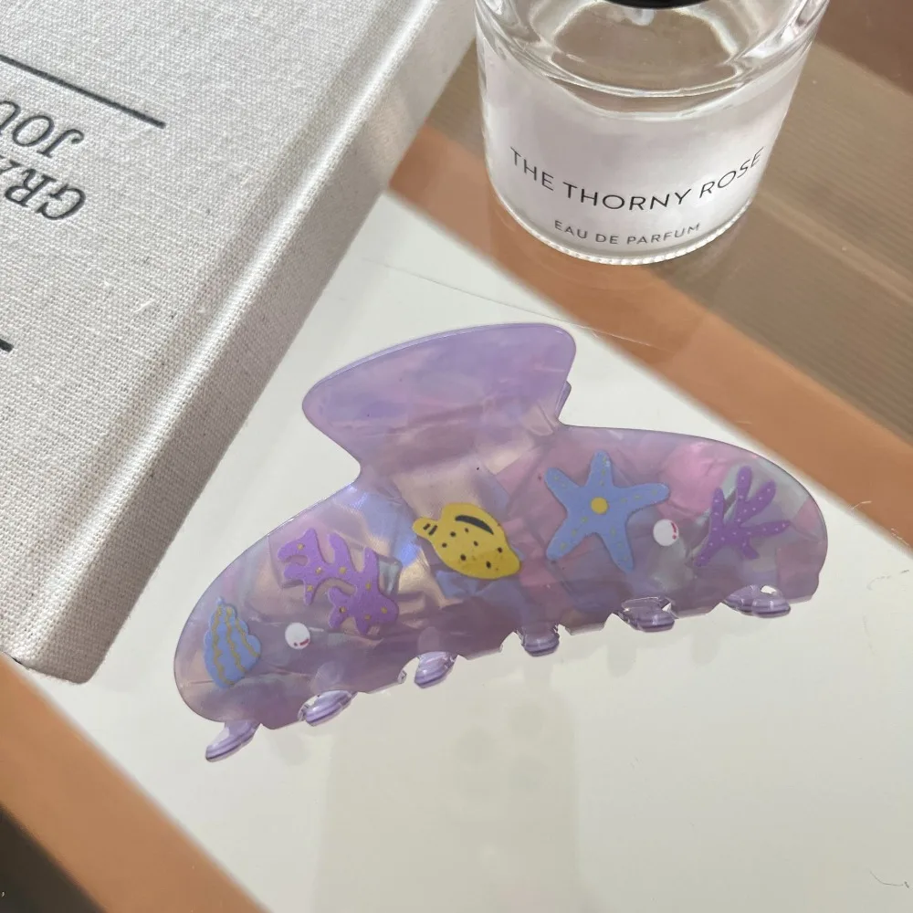 Sweet Ocean Animal Hair Clip Korean Style Beach Headwear Shell Hair Claw Acetic Acid Hair Accessories Geometry Shark Clip
Sweet Ocean Animal Hair Clip Korean Style Beach Headwear Shell Hair Claw Acetic Acid Hair Accessories Geometry Shark Clip