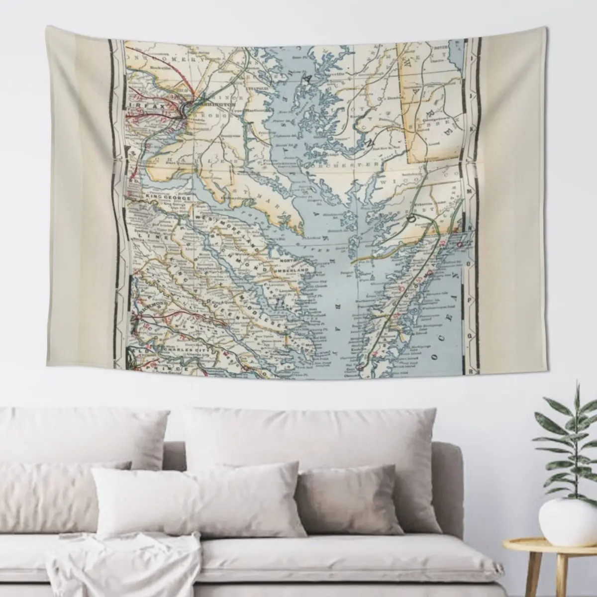 Vintage Map of the Chesapeake Bay (1901) Tapestry Wall Coverings Aesthetic Room Decors Tapestry
Vintage Map of the Chesapeake Bay (1901) Tapestry Wall Coverings Aesthetic Room Decors Tapestry