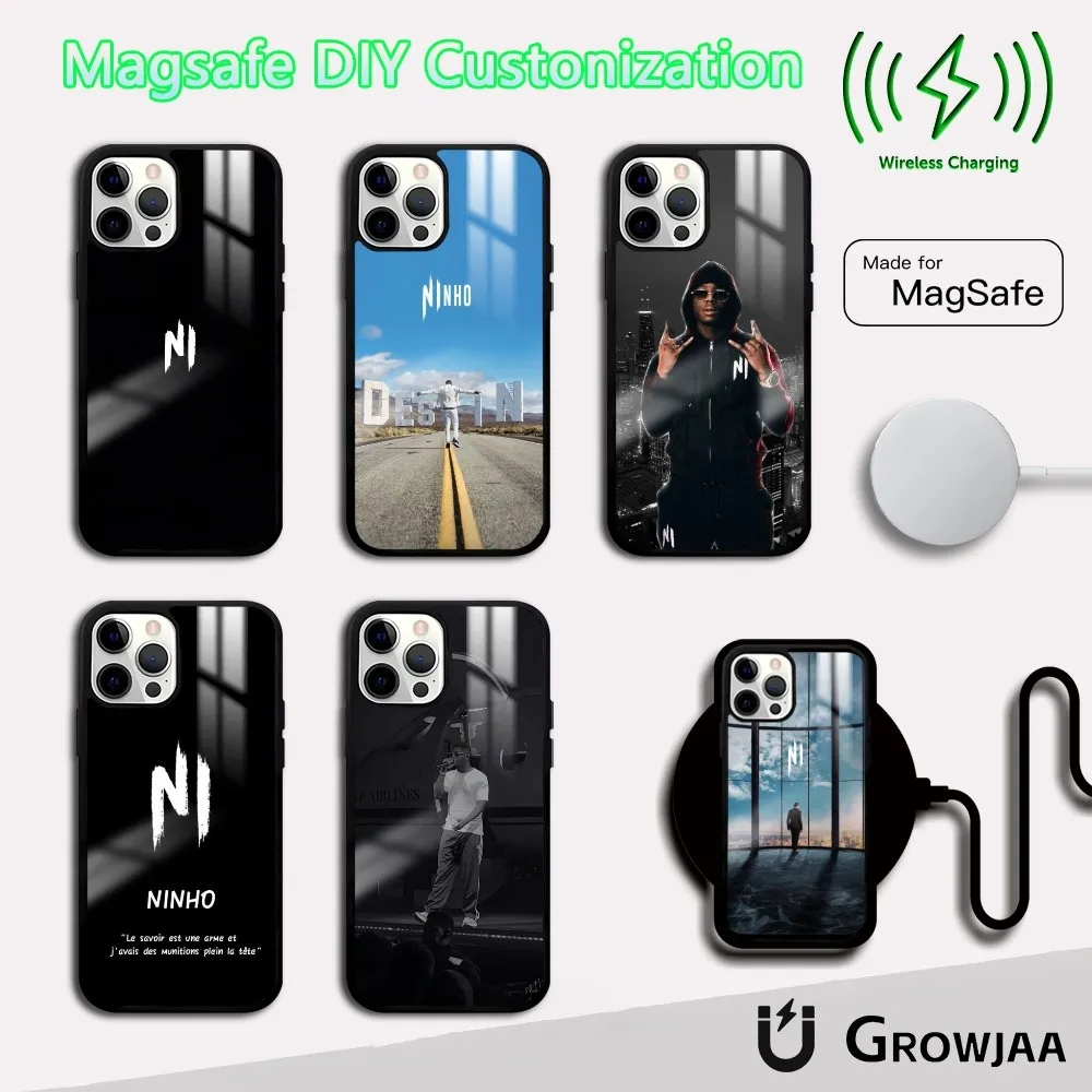 Logo N-NinhoS Singer Phone Case For IPhone 16 15 14 13 12 11 Pro Max Plus Mini Magsafe Mirror Wireless Magnetic Cover
Logo N-NinhoS Singer Phone Case For IPhone 16 15 14 13 12 11 Pro Max Plus Mini Magsafe Mirror Wireless Magnetic Cover