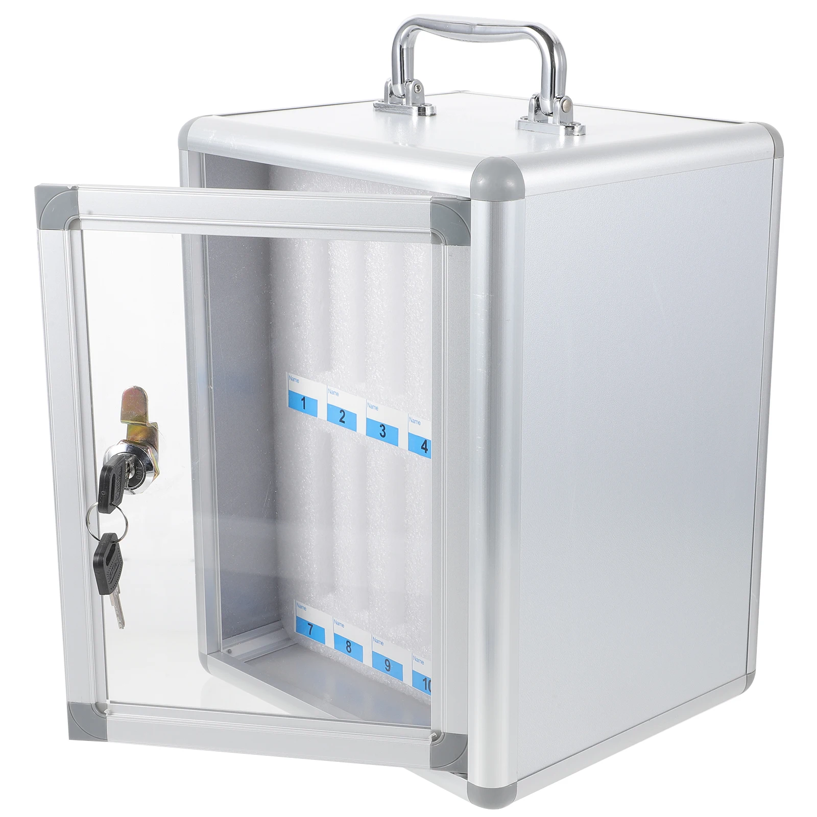 12 Slots Mobile Storage Cabinet Cell Phone Locker Box Safety Phone Case With Handle Office School Factory Restaurant
12 Slots Mobile Storage Cabinet Cell Phone Locker Box Safety Phone Case With Handle Office School Factory Restaurant