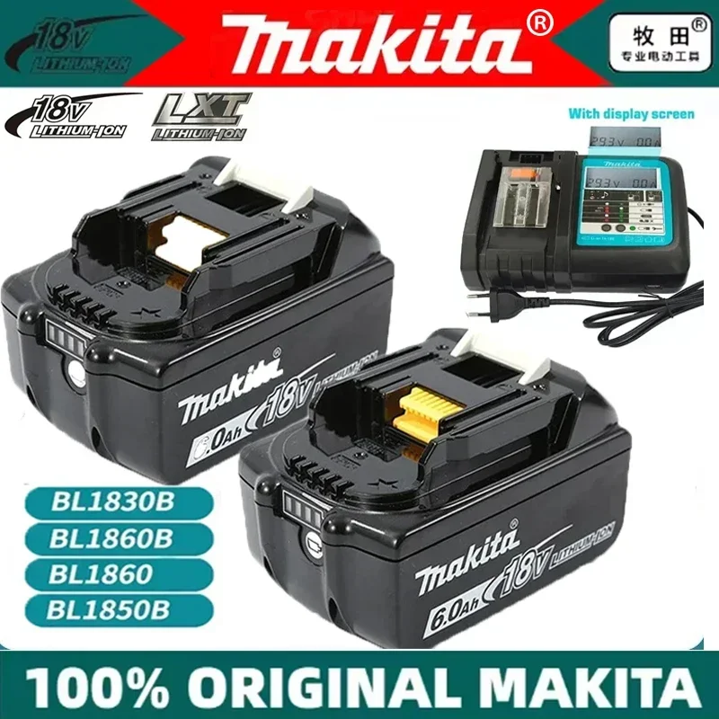 18 В 6,0 Ач Makita оригинальный со светодиодной литий-ионной сменной батареей LXTBL1860B BL1860 BL1850 Makita перезаряжаемые электроинструменты
18 В 6,0 Ач Makita оригинальный со светодиодной литий-ионной сменной батареей LXTBL1860B BL1860 BL1850 Makita перезаряжаемые электроинструменты