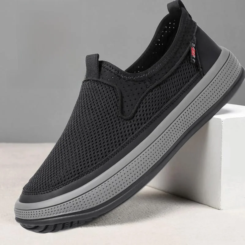 Men's Slip-On Casual Shoes Breathable Odor-free Mesh Upper Old Beijing Cloth Shoes Summer New Style Lazy Dad Versatile Leisure
Men's Slip-On Casual Shoes Breathable Odor-free Mesh Upper Old Beijing Cloth Shoes Summer New Style Lazy Dad Versatile Leisure