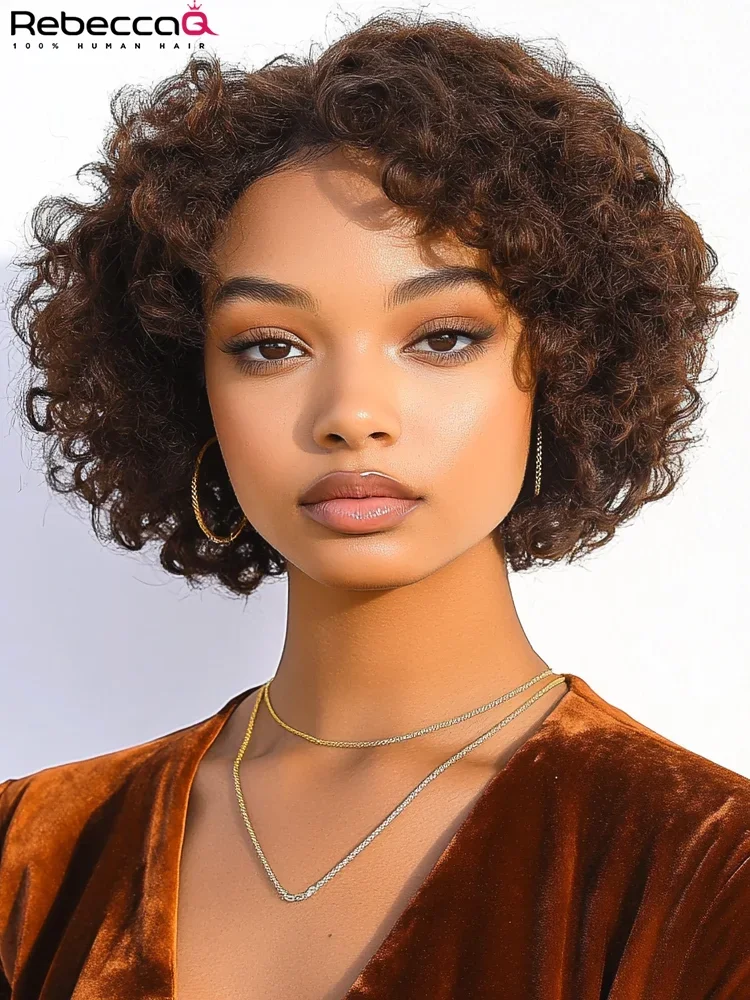 Brown Color Short Curly Bob Wig qvr Lace Part Human Hair Wig With Baby Hair For Women Glueless Natural Bob Middle Part Wig Sell
Brown Color Short Curly Bob Wig qvr Lace Part Human Hair Wig With Baby Hair For Women Glueless Natural Bob Middle Part Wig Sell