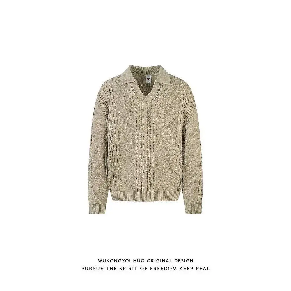 Fall Winter V-Ne Knitted Sweater Cardigan Men's Color Casual Sle Outerwear Loose Fit Long Sve Thermal Polyester
Fall Winter V-Ne Knitted Sweater Cardigan Men's Color Casual Sle Outerwear Loose Fit Long Sve Thermal Polyester