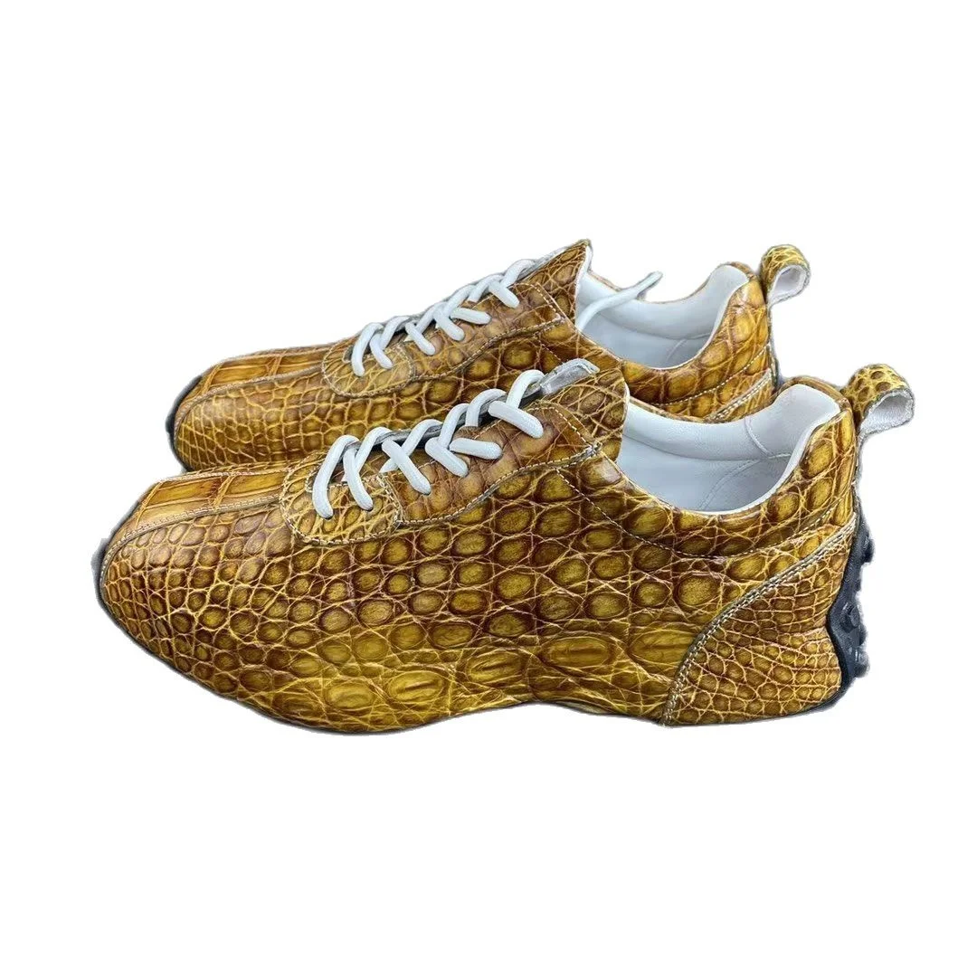2023 new arrival Fashion Crocodile Skin causal shoes men,male Genuine leather Sneakers PDD147
2023 new arrival Fashion Crocodile Skin causal shoes men,male Genuine leather Sneakers PDD147