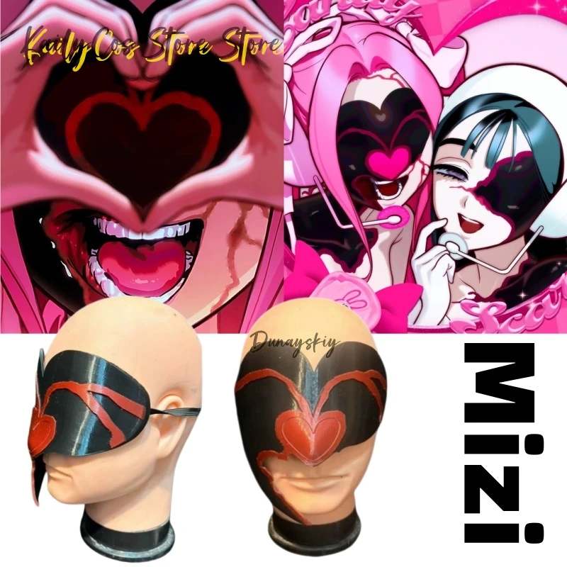 Zombie Stage Alien Stage Mizi Heart Half Face Mask Cosplay Fans Halloween Costume Dress Up Props Character Mask Accessory
Zombie Stage Alien Stage Mizi Heart Half Face Mask Cosplay Fans Halloween Costume Dress Up Props Character Mask Accessory