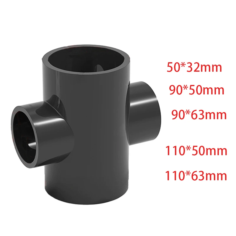1-10 шт. 20/25/32/40/50-160 мм Темно-серый UPVC-соединитель для труб, равнопроходной крестообразный фитинг, детали для садовых ирригационных систем, 4-ходовой соединитель для водопроводных труб
1-10 шт. 20/25/32/40/50-160 мм Темно-серый UPVC-соединитель для труб, равнопроходной крестообразный фитинг, детали для садовых ирригационных систем, 4-ходовой соединитель для водопроводных труб