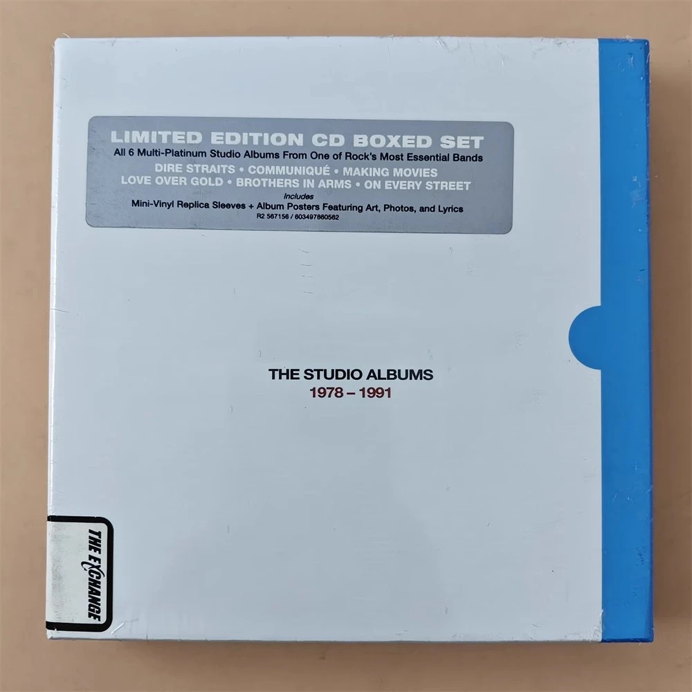 Rock Mark Knopfler Music CD The Complete Studio Albums 1978-1991 6pcs Music Record Cosplay Walkman Soundtracks Box Party Music
Rock Mark Knopfler Music CD The Complete Studio Albums 1978-1991 6pcs Music Record Cosplay Walkman Soundtracks Box Party Music