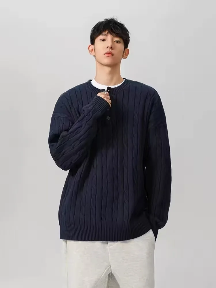 Red Knitted Sweater Men's Autumn Winter Henry Collar Twist Yarn Lazy Clothes New Year Top Warmth Geometric Pattern Polyester ...
Red Knitted Sweater Men's Autumn Winter Henry Collar Twist Yarn Lazy Clothes New Year Top Warmth Geometric Pattern Polyester ...