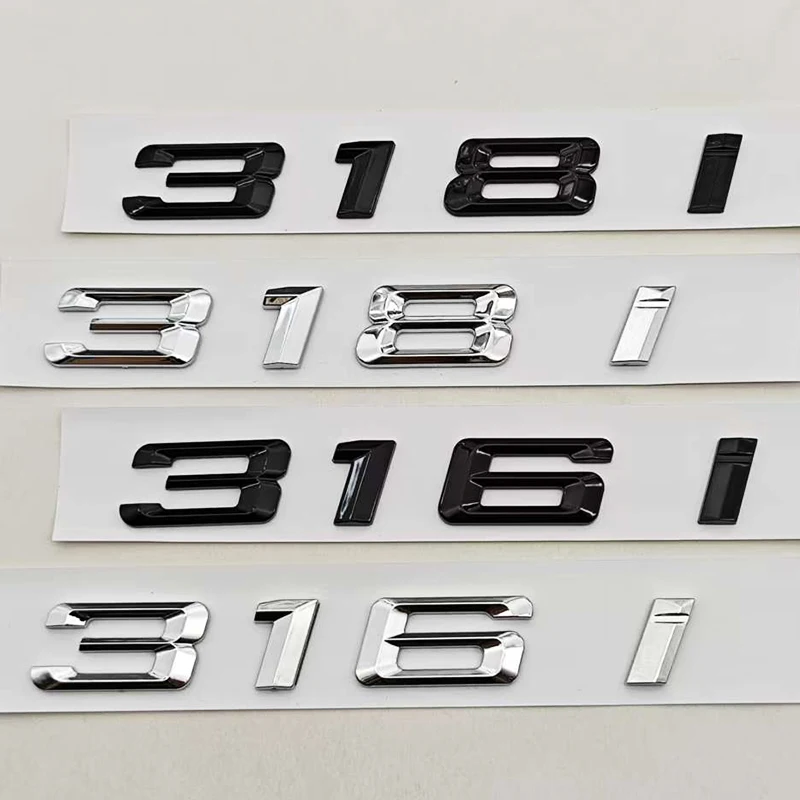 3D ABS Chrome Black Car Styling Logo 316i 318i Badge Rear Trunk Emblem Decal For BMW 3 Series E36 E46 Auto Accessories
3D ABS Chrome Black Car Styling Logo 316i 318i Badge Rear Trunk Emblem Decal For BMW 3 Series E36 E46 Auto Accessories