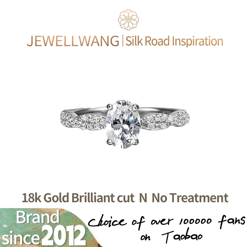 JEWELLANG Laboratory Grown Diamond 0.5Ctw 0.80Ctw 1.0Ctw Artificial Diamond Ring 18K White Synthetic Diamond Rings Wedding Gifts
JEWELLANG Laboratory Grown Diamond 0.5Ctw 0.80Ctw 1.0Ctw Artificial Diamond Ring 18K White Synthetic Diamond Rings Wedding Gifts