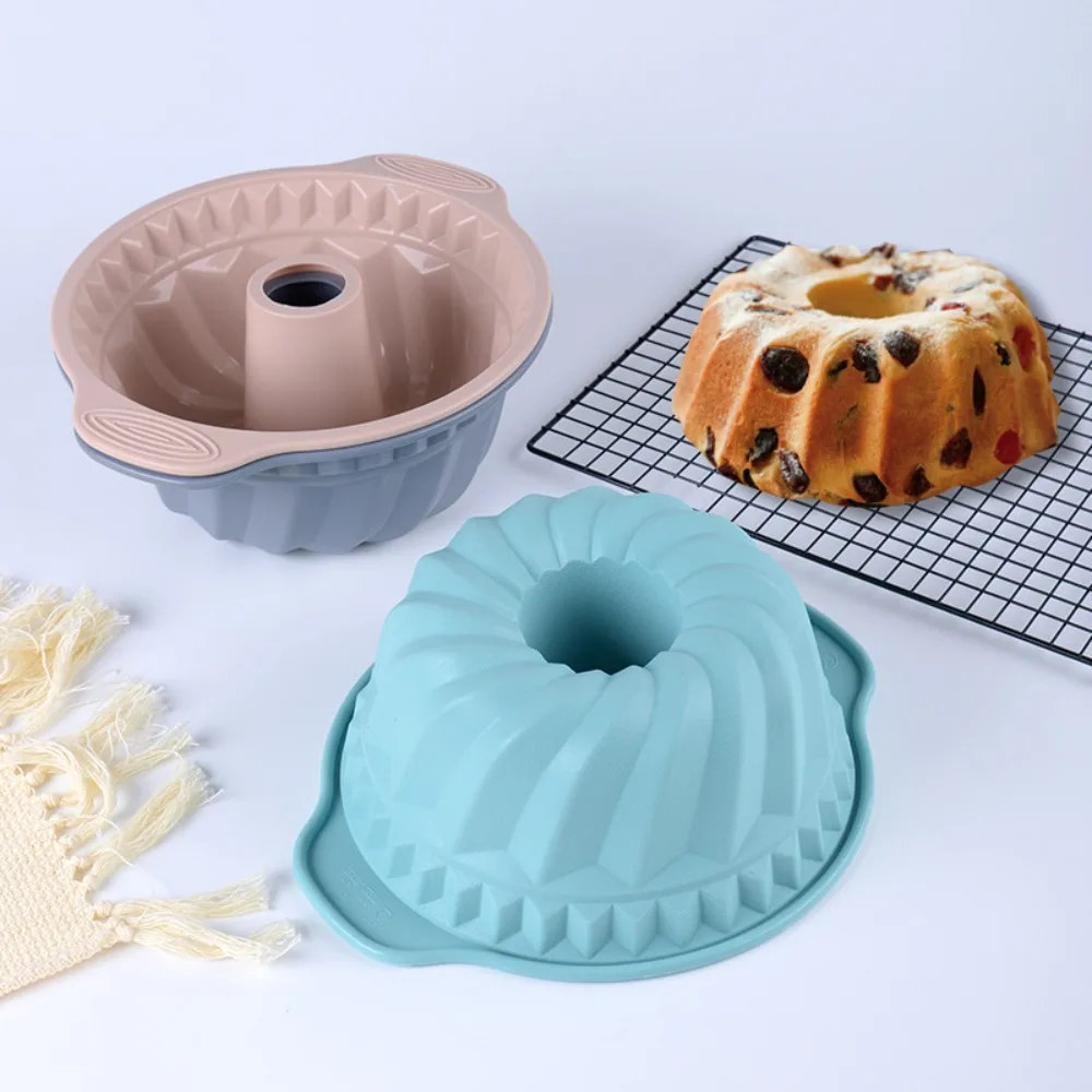 Kitchen Baking Tool Silicone Charlotte Cake Pan Round Heat Resistant Cake Mold with Handle Easy To Demould Baking Pan Mousse
Kitchen Baking Tool Silicone Charlotte Cake Pan Round Heat Resistant Cake Mold with Handle Easy To Demould Baking Pan Mousse