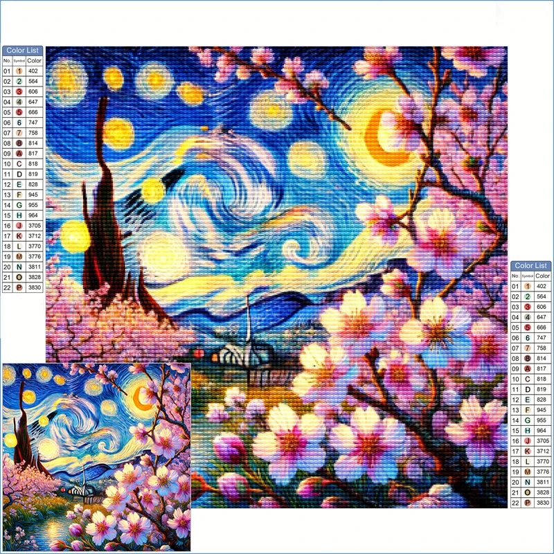 Diamond Painting New Arrivals 2025 Van Gogh Art Style Pink Bloom Stitch Items Diamond Art Accessories Crafts Supplies Adults
Diamond Painting New Arrivals 2025 Van Gogh Art Style Pink Bloom Stitch Items Diamond Art Accessories Crafts Supplies Adults