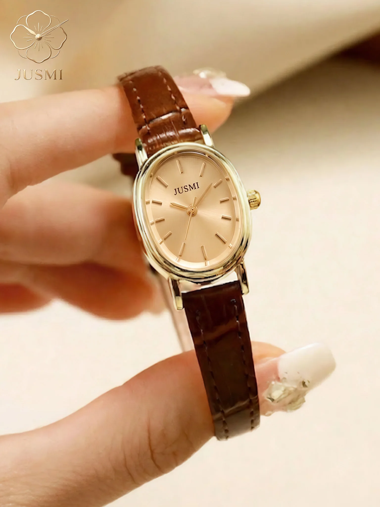 JUSMI 1Pcs Teen JUSMI Oval Leather Quartz Watch, No Box for Back To School, Vacation & Holiday Retro Daily Girls Wristwatch
JUSMI 1Pcs Teen JUSMI Oval Leather Quartz Watch, No Box for Back To School, Vacation & Holiday Retro Daily Girls Wristwatch