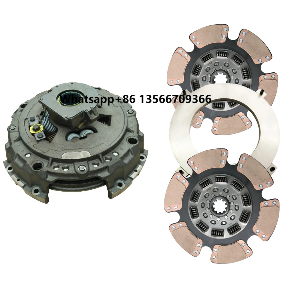 15 1/2" American Heavy Truck Manual Adjustment Double Clutch Kit Part Kit Clutch 208925
15 1/2" American Heavy Truck Manual Adjustment Double Clutch Kit Part Kit Clutch 208925