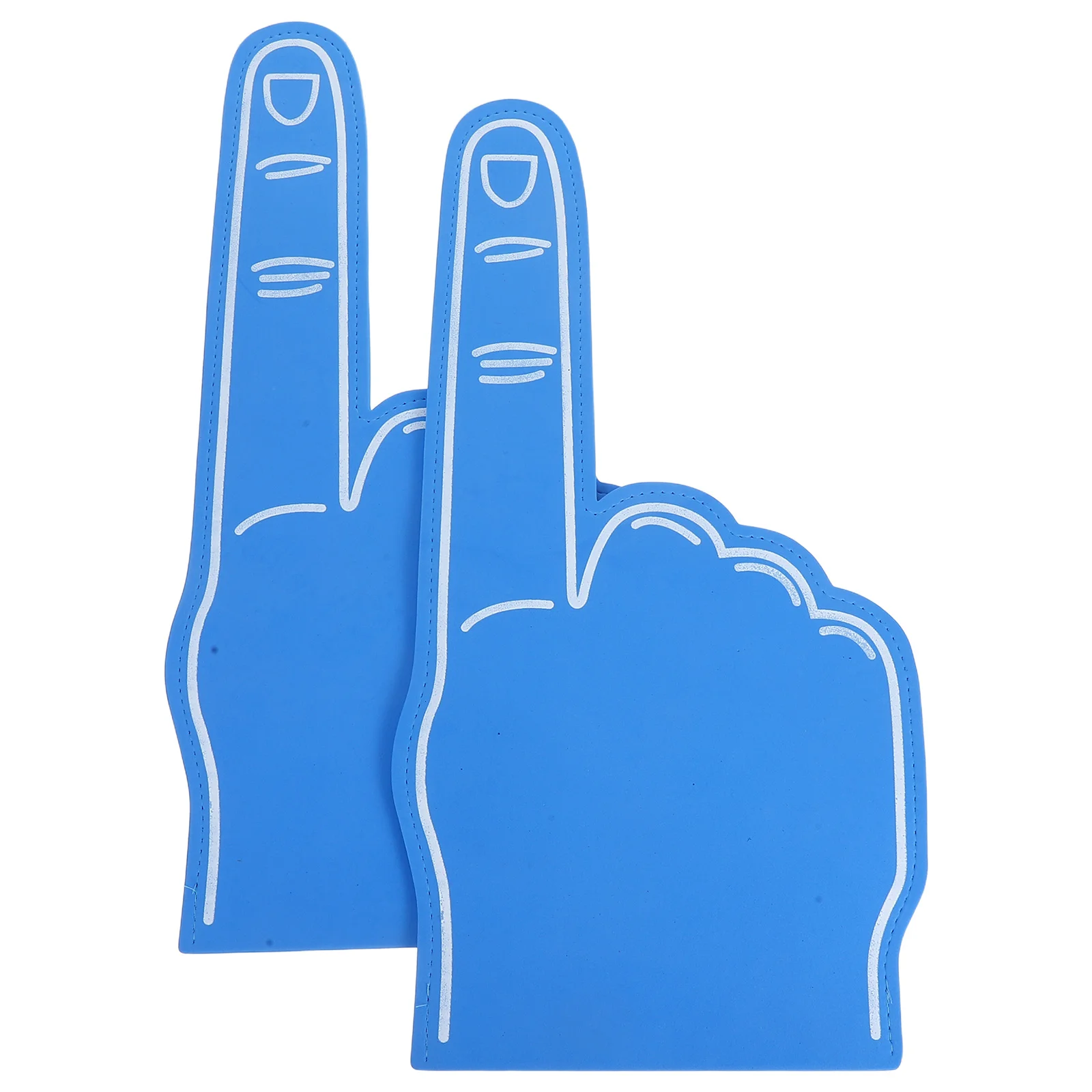 2Pcs Foam Finger Hands Cheerleading Props Lightweight Nonslip Bright Colors Reusable Sports Fan Party Supplies 
2Pcs Foam Finger Hands Cheerleading Props Lightweight Nonslip Bright Colors Reusable Sports Fan Party Supplies