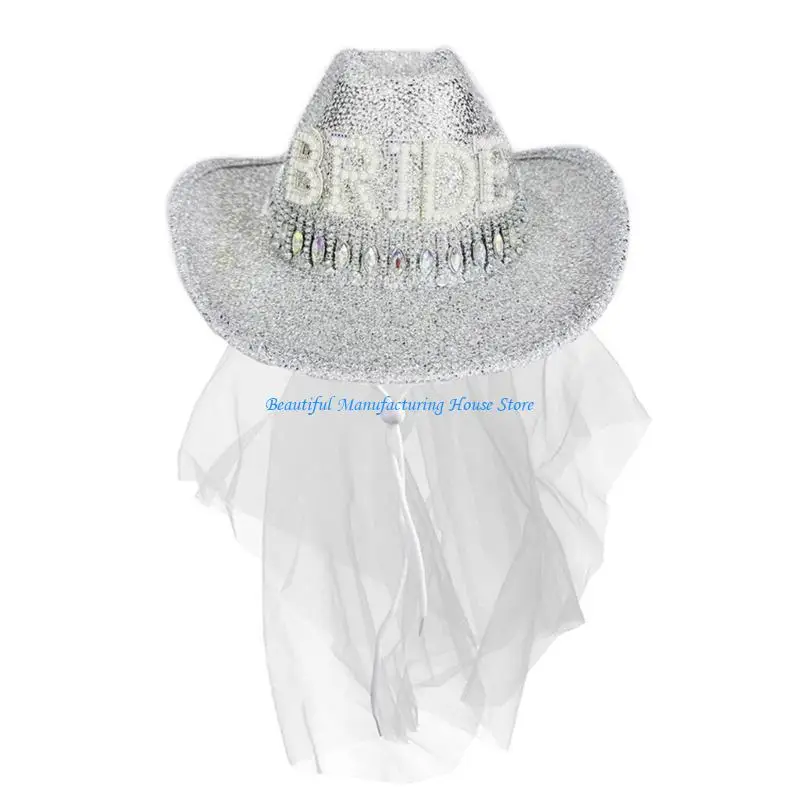 E56A Shimmering Gold Bridal Hat with Lettered Veil Decoration For Bride
E56A Shimmering Gold Bridal Hat with Lettered Veil Decoration For Bride
