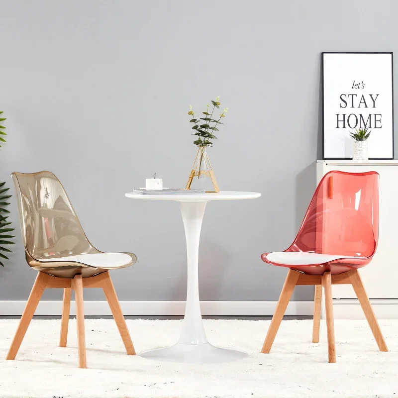 Nordic Makeup Dining Acrylic Chairs Transparent Dining Chairs Backrest Stool Nail Wooden Muebles Hogar Home Furniture QF50DC
Nordic Makeup Dining Acrylic Chairs Transparent Dining Chairs Backrest Stool Nail Wooden Muebles Hogar Home Furniture QF50DC