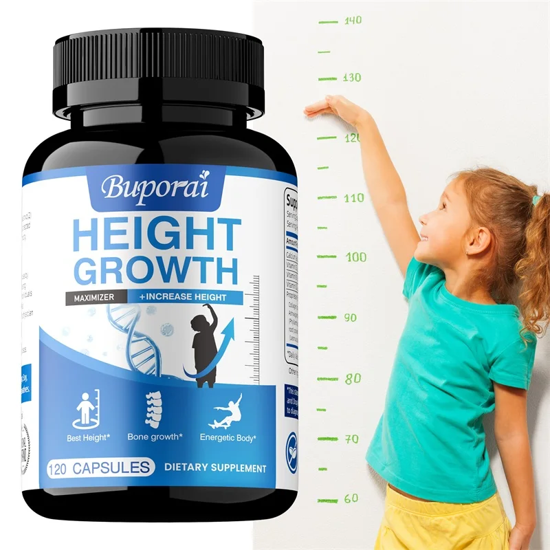 Height Growth Supplement With Vitamins and Calcium Zinc Improves Bone Strength Natural Capsules Promotes Growth Improve Immunity
Height Growth Supplement With Vitamins and Calcium Zinc Improves Bone Strength Natural Capsules Promotes Growth Improve Immunity
