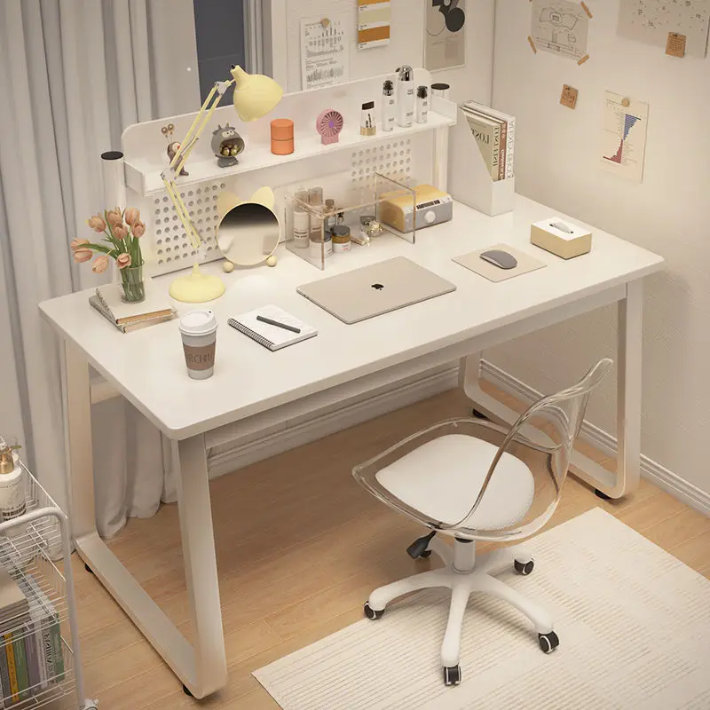 Cream Wind Computer Desk Desktop Desk Simple Household Hole Board Bedroom Student Writing
Cream Wind Computer Desk Desktop Desk Simple Household Hole Board Bedroom Student Writing