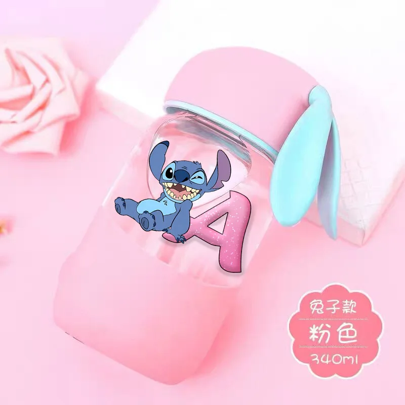 Disney Stitch Letter Mug Girls Cartoon Portable Large Capacity Rabbit Water Cup Kawaii Crystal Sticker Kettles Kid Birthday Gift 
Disney Stitch Letter Mug Girls Cartoon Portable Large Capacity Rabbit Water Cup Kawaii Crystal Sticker Kettles Kid Birthday Gift