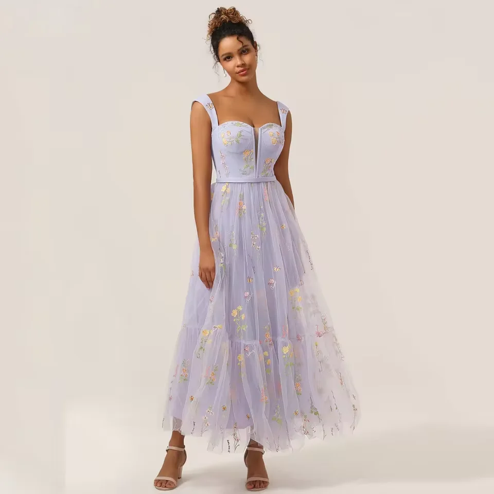 Customized Princess Prom Dress Purple printed lace A-line Ankle Length Wedding Party Dress Formal Graduation Evening Dress Women
Customized Princess Prom Dress Purple printed lace A-line Ankle Length Wedding Party Dress Formal Graduation Evening Dress Women