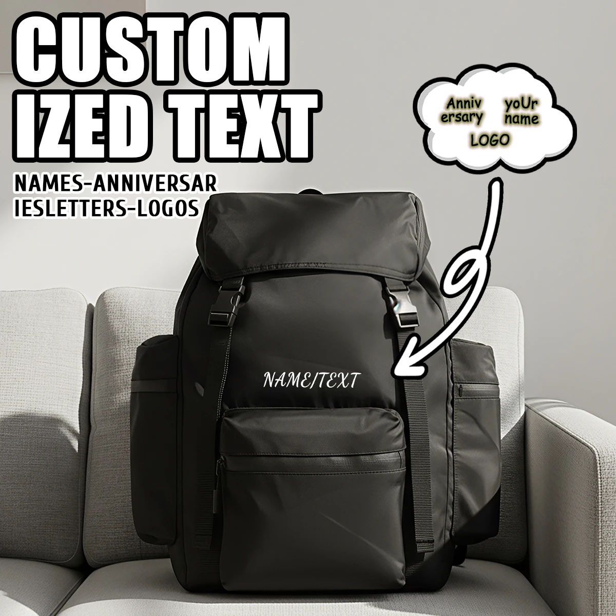 Индивидуальный логотип, уличный легкий рюкзак большой емкости на шнурке, дорожный рюкзак для альпинизма, школьная сумка для студентов, сделай сам
Индивидуальный логотип, уличный легкий рюкзак большой емкости на шнурке, дорожный рюкзак для альпинизма, школьная сумка для студентов, сделай сам