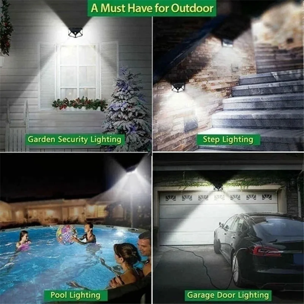 NHG-dOutdoor Solar Lights 100LEDs Outdoor Solar Lights, Waterproof, Motion Sensor, 3 Lighting
NHG-dOutdoor Solar Lights 100LEDs Outdoor Solar Lights, Waterproof, Motion Sensor, 3 Lighting