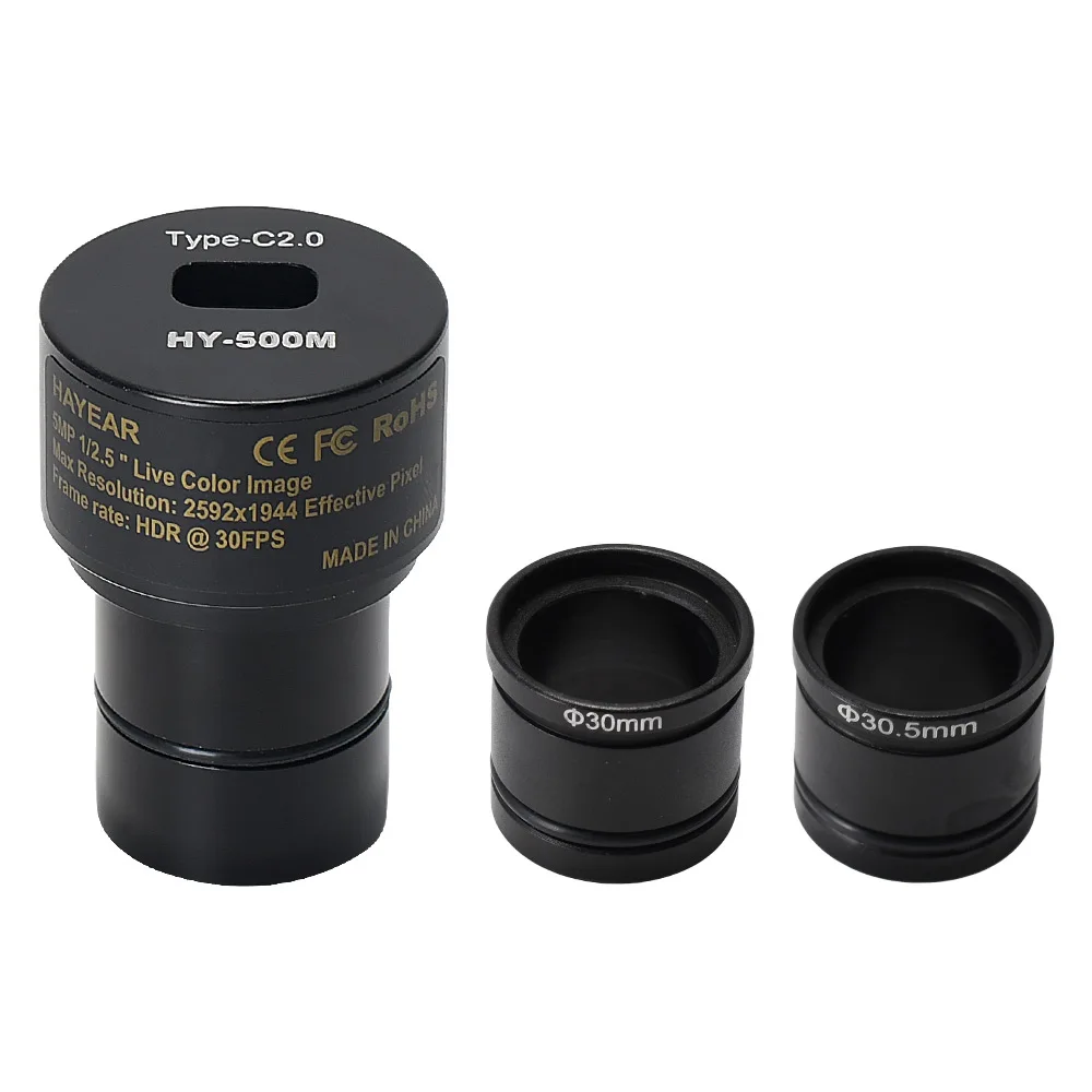 5MP 2K FHD Electronic Digital Eyepiece Camera IMX CMOS Type-C USB Microscope Camera for Soldering Telescope Biological
5MP 2K FHD Electronic Digital Eyepiece Camera IMX CMOS Type-C USB Microscope Camera for Soldering Telescope Biological