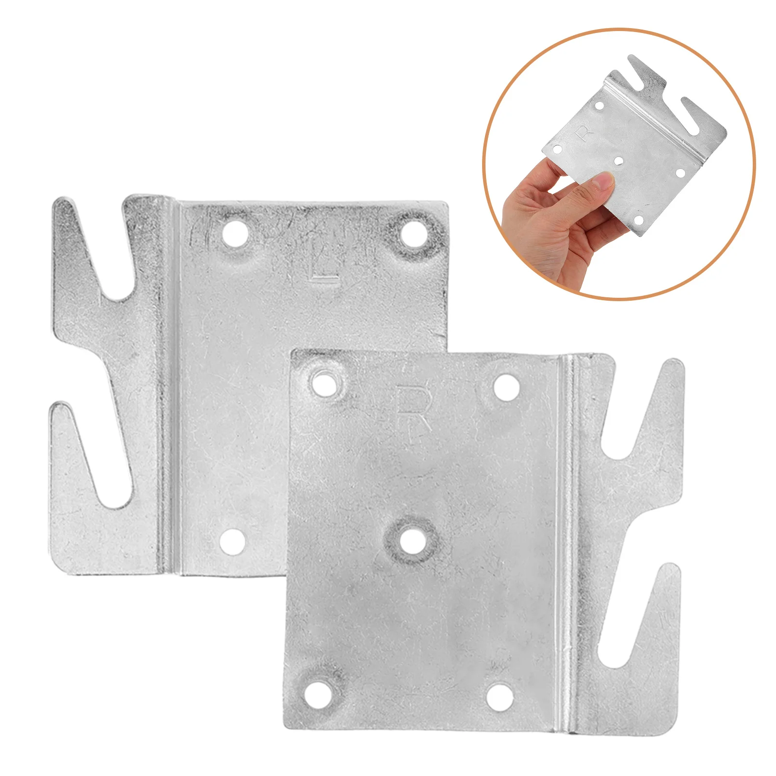 4Pcs Bed Rail Hook Plates Heavy Duty Replacement Wood Bed Brackets Headboard Hardware Rail Connectors Sturdy Metal Frame
4Pcs Bed Rail Hook Plates Heavy Duty Replacement Wood Bed Brackets Headboard Hardware Rail Connectors Sturdy Metal Frame