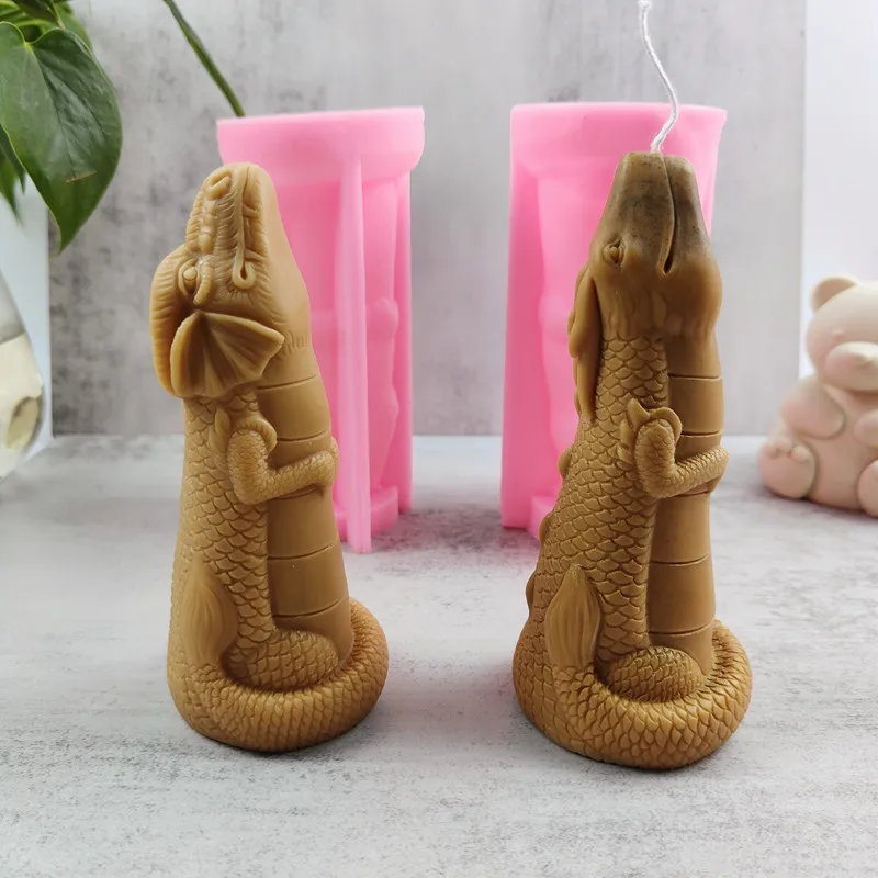 Dragon Phallus Silicone Candle Mold for DIY Aromatherapy Candle Plaster Ornaments Soap Epoxy Resin Mould Handicrafts Making Tool
Dragon Phallus Silicone Candle Mold for DIY Aromatherapy Candle Plaster Ornaments Soap Epoxy Resin Mould Handicrafts Making Tool