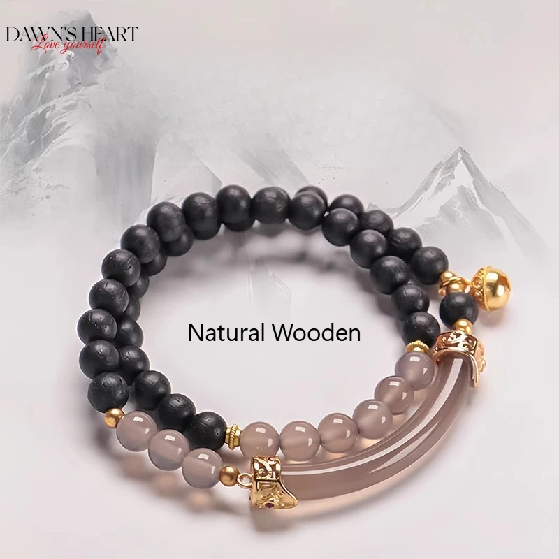 Natural Wooden Beads Double Circle Bracelet Beaded Making Crystal Fashion Bangle Healing Energy Dropship for Women Birthday Gift
Natural Wooden Beads Double Circle Bracelet Beaded Making Crystal Fashion Bangle Healing Energy Dropship for Women Birthday Gift