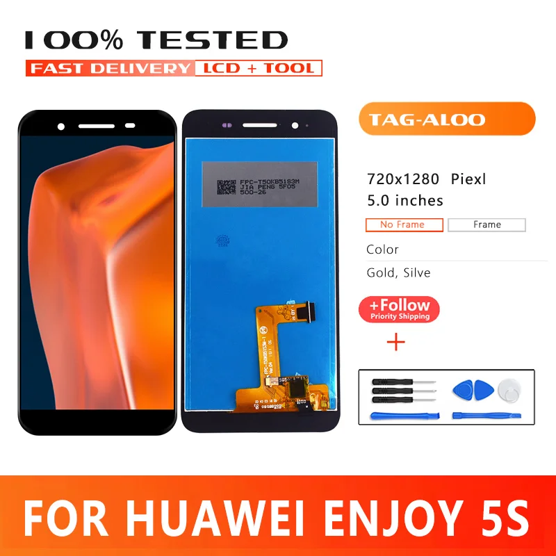Premium Quality LCD For Huawei Enjoy 5S LCD Display GR3 TAG-L21 TAG-L22 TAG-L03 TAG-L01 TAG-L13 TAG-L23 Touch Screen
Premium Quality LCD For Huawei Enjoy 5S LCD Display GR3 TAG-L21 TAG-L22 TAG-L03 TAG-L01 TAG-L13 TAG-L23 Touch Screen