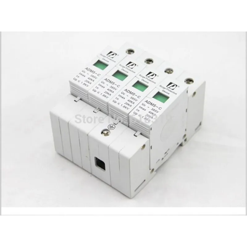 (5 Pieces/lot) 4P 20-40kA 380V AC Din Rail Low Voltage Surge Protective Device
(5 Pieces/lot) 4P 20-40kA 380V AC Din Rail Low Voltage Surge Protective Device