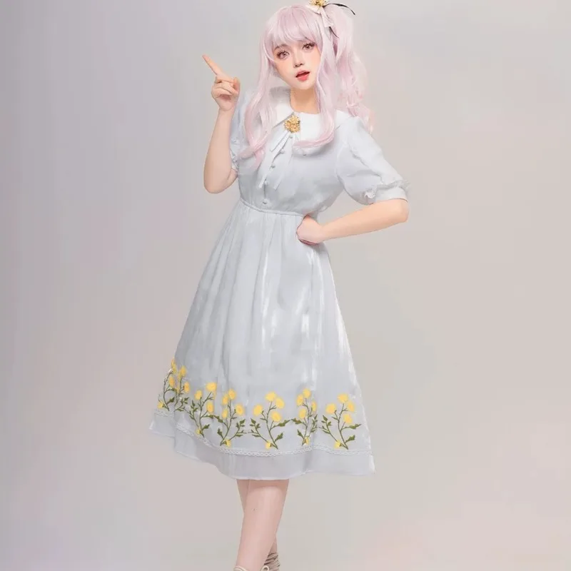 Game Akiyama Mizuki Cosplay Costume Blue Long Dress Brooch Set for Women Role Play Outfit Summer Casual Wear
Game Akiyama Mizuki Cosplay Costume Blue Long Dress Brooch Set for Women Role Play Outfit Summer Casual Wear