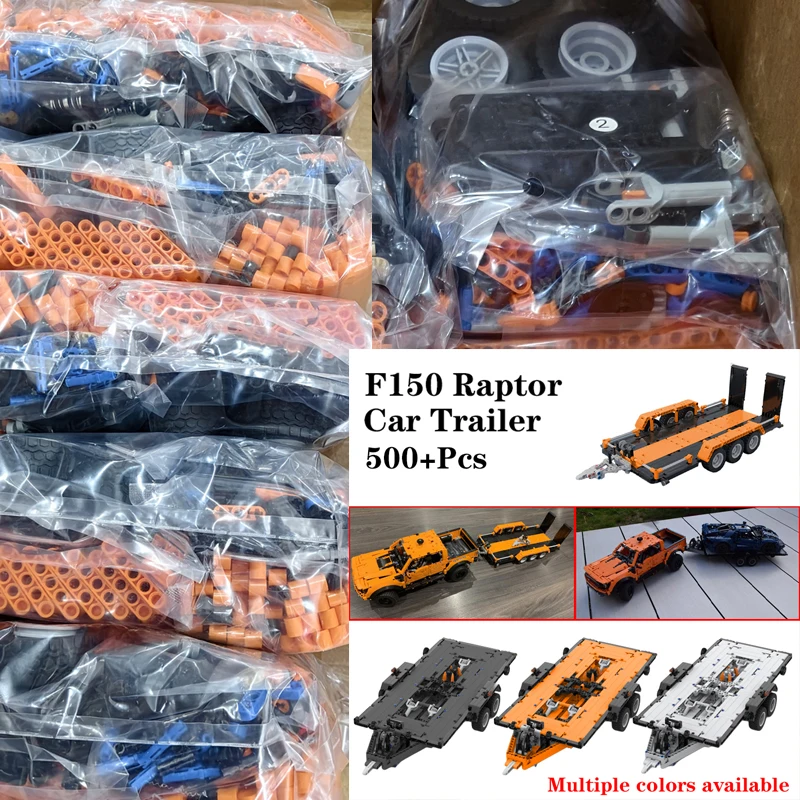 Технический конструктор MOC: Прицеп для перевозки автомобилей F-150 Raptor с лебедкой, наклоняемый, 42126, для сборки, игрушка-подарок для детей
Технический конструктор MOC: Прицеп для перевозки автомобилей F-150 Raptor с лебедкой, наклоняемый, 42126, для сборки, игрушка-подарок для детей