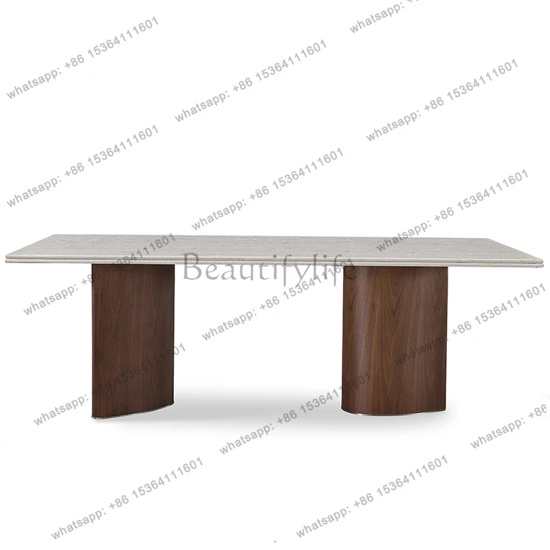 Italian minimalist natural surface natural luxury stone rectangular dining table high-end dining table customization
Italian minimalist natural surface natural luxury stone rectangular dining table high-end dining table customization