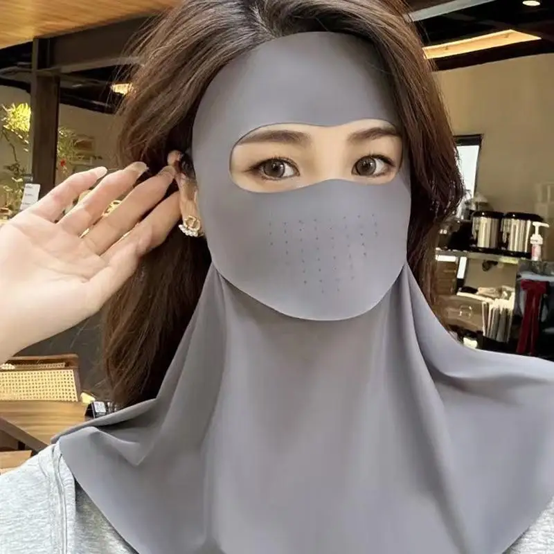 2026 New Fashion Ice Silk Sun Protection Mask Full Face UPF50+ Anti-UV Neck Scarf Breathable Sunshade Face Mask Cycling Mask
2026 New Fashion Ice Silk Sun Protection Mask Full Face UPF50+ Anti-UV Neck Scarf Breathable Sunshade Face Mask Cycling Mask