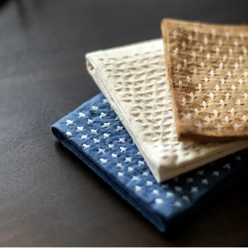 Handmade Cotton Linen Dishcloth Japanese Style Table Napkins Tea Ceremony Plant Staining Serving Tea Towel Accessories
Handmade Cotton Linen Dishcloth Japanese Style Table Napkins Tea Ceremony Plant Staining Serving Tea Towel Accessories