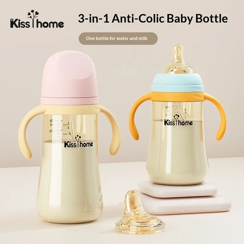 Детская бутылочка с антиколиковой системой и трубочкой с гравитационным шариком 360° ° Ударопрочная детская бутылочка для кормления с ручкой, без BPA, 240 мл/300 мл
Детская бутылочка с антиколиковой системой и трубочкой с гравитационным шариком 360° ° Ударопрочная детская бутылочка для кормления с ручкой, без BPA, 240 мл/300 мл