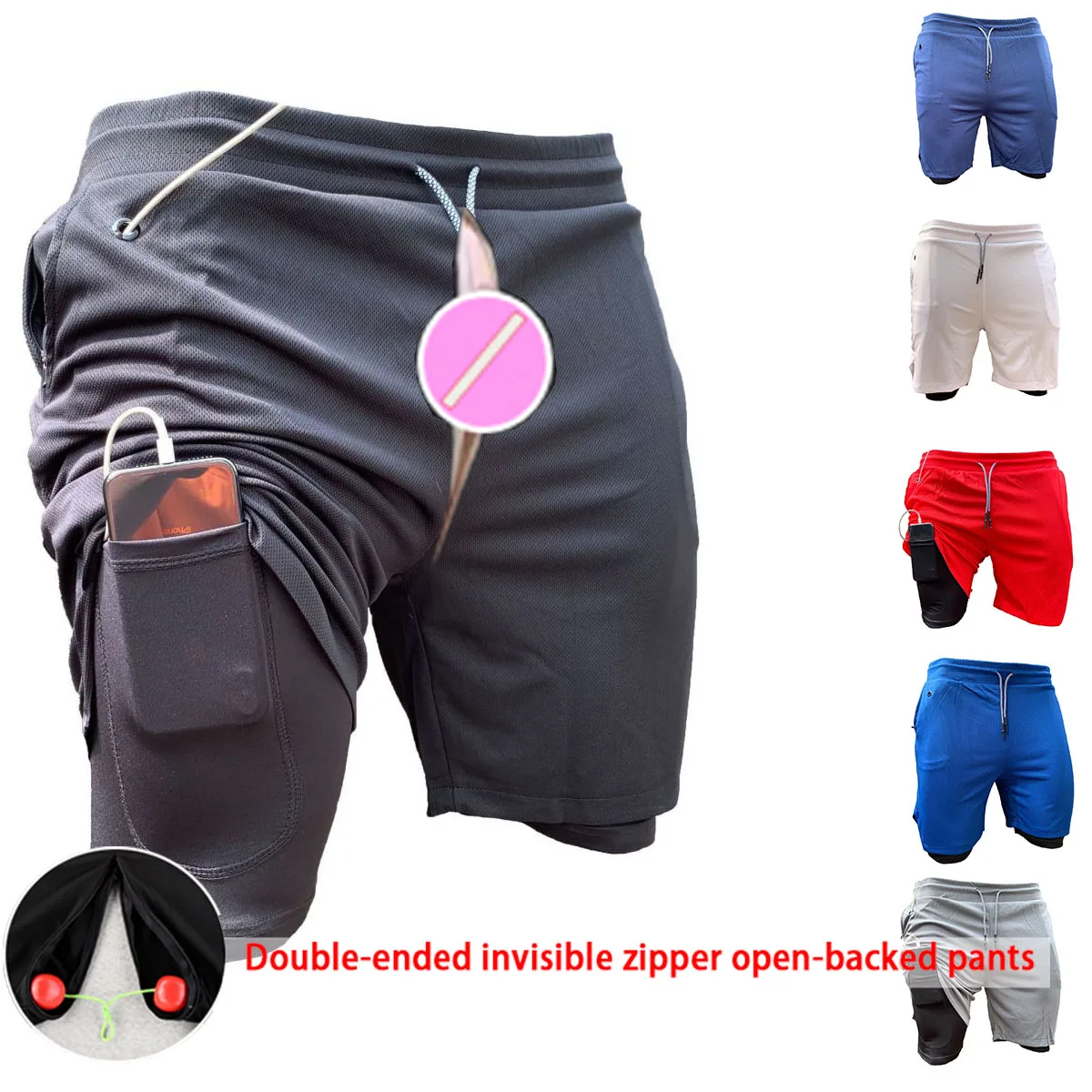 2022 Summer Hot Selling Men's Casual Sports Shorts Invisible Open-Seat Pants Workout Sexy Shorts Quick-Drying Shorts Fifth Pants
2022 Summer Hot Selling Men's Casual Sports Shorts Invisible Open-Seat Pants Workout Sexy Shorts Quick-Drying Shorts Fifth Pants