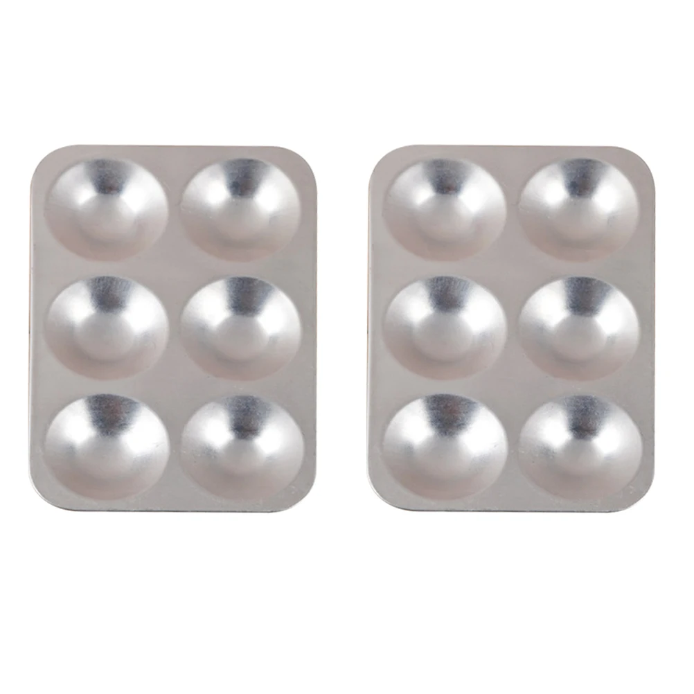 2Pcs Aluminum Painting Multi holes Pigment Trays for Oil Watercolor Color Mixing Storage Space Saving 
2Pcs Aluminum Painting Multi holes Pigment Trays for Oil Watercolor Color Mixing Storage Space Saving
