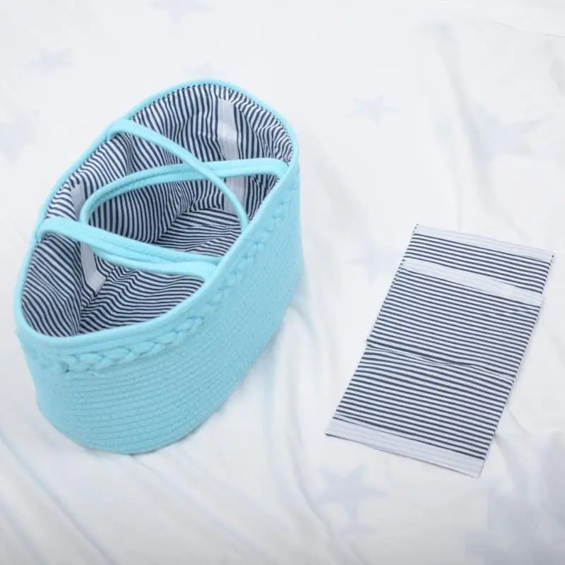 G6KF Baby Diaper Caddy Portable Cotton Rope Mummy Carriage Nursery Storage Basket Bag Handbag for Changing Table
G6KF Baby Diaper Caddy Portable Cotton Rope Mummy Carriage Nursery Storage Basket Bag Handbag for Changing Table