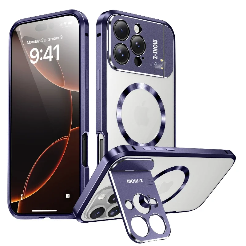 High End Magnetic Bracket Phone Anti Drop Protective Case Suitable for IPhone 14/15/16 Pro Plus Promax
High End Magnetic Bracket Phone Anti Drop Protective Case Suitable for IPhone 14/15/16 Pro Plus Promax