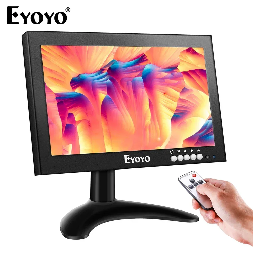 Eyoyo EM08G 8 Inch Computer Monitor 1280x720 HD Resolution IPS Full View Display Support HDMI/VGA/AV/BNC Input Built-in Speakers
Eyoyo EM08G 8 Inch Computer Monitor 1280x720 HD Resolution IPS Full View Display Support HDMI/VGA/AV/BNC Input Built-in Speakers