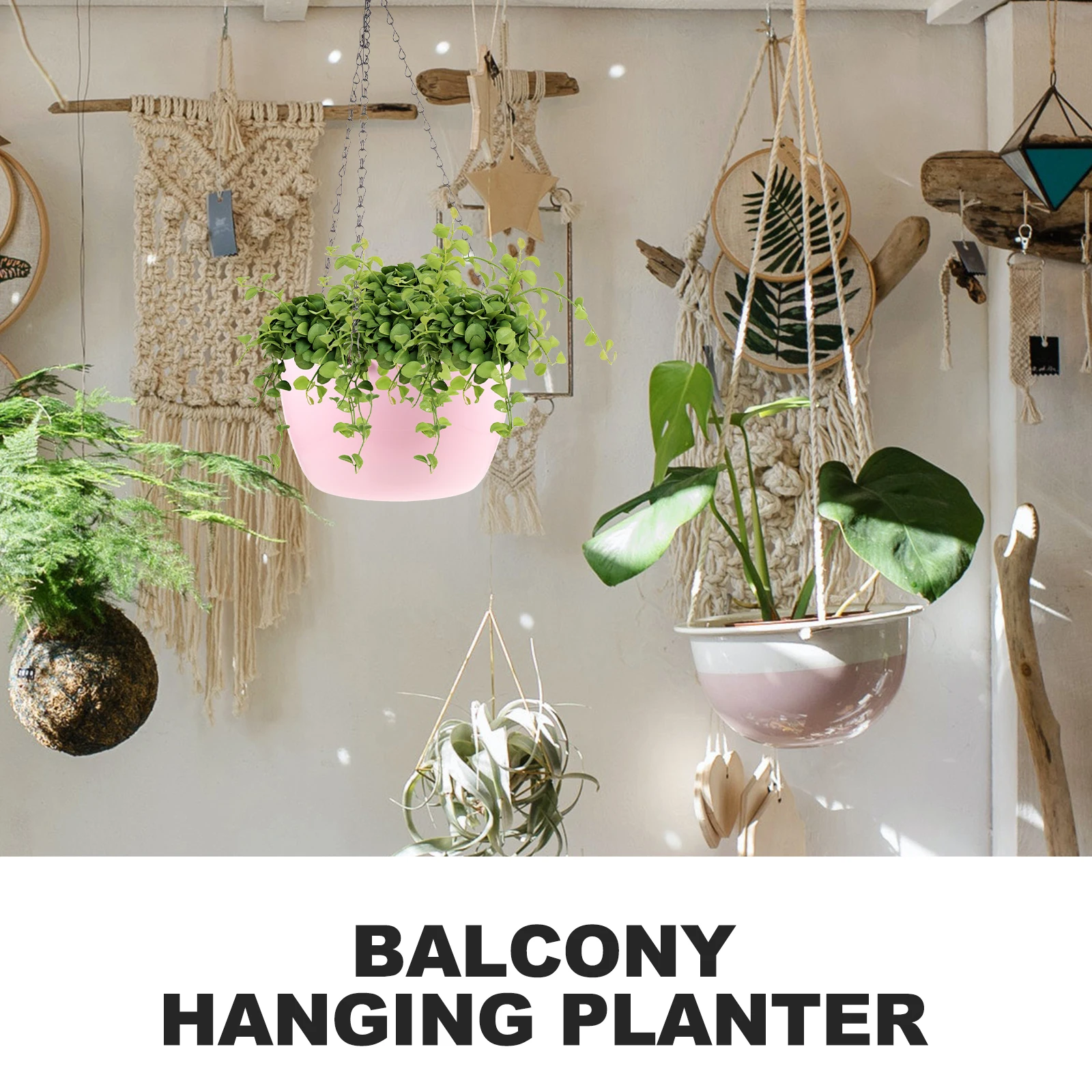 Hanging Plant Pot PP Iron Material Balcony Flower Planter Hydroponics Vase Small chid Plants Promote Growth
Hanging Plant Pot PP Iron Material Balcony Flower Planter Hydroponics Vase Small chid Plants Promote Growth
