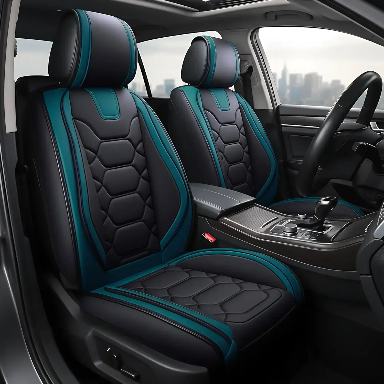 Car Seat Covers Full Set, Waterproof Faux Leather Seat Covers for Cars Universal Fit for SUV, Truck, Sedan, Black Premium Car
Car Seat Covers Full Set, Waterproof Faux Leather Seat Covers for Cars Universal Fit for SUV, Truck, Sedan, Black Premium Car